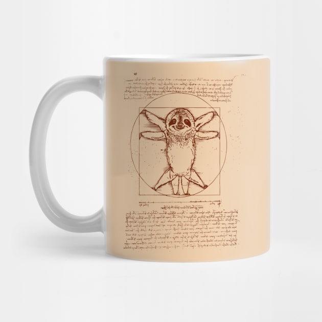 Vitruvian Sloth by huebucket